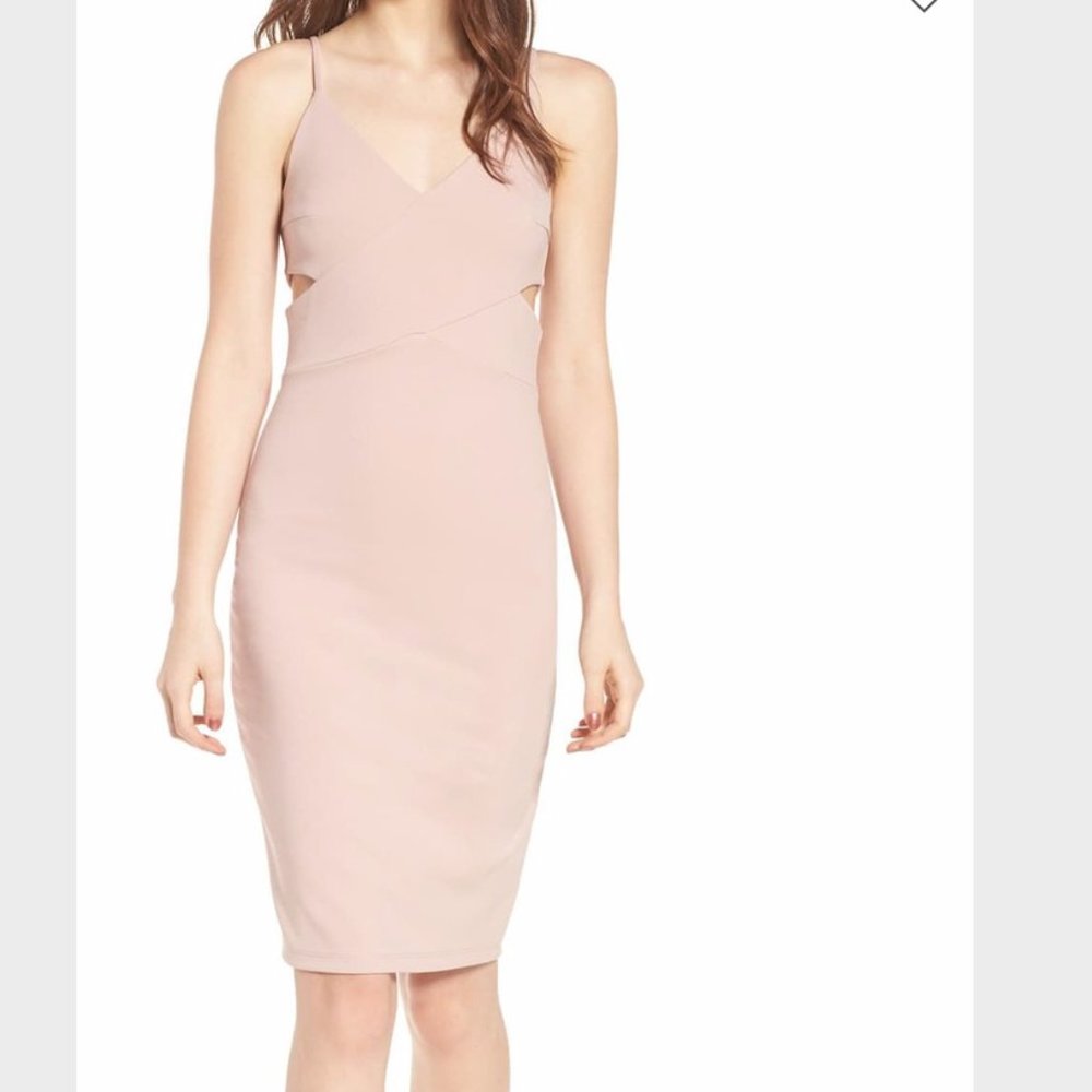 Soprano side cut body con dress